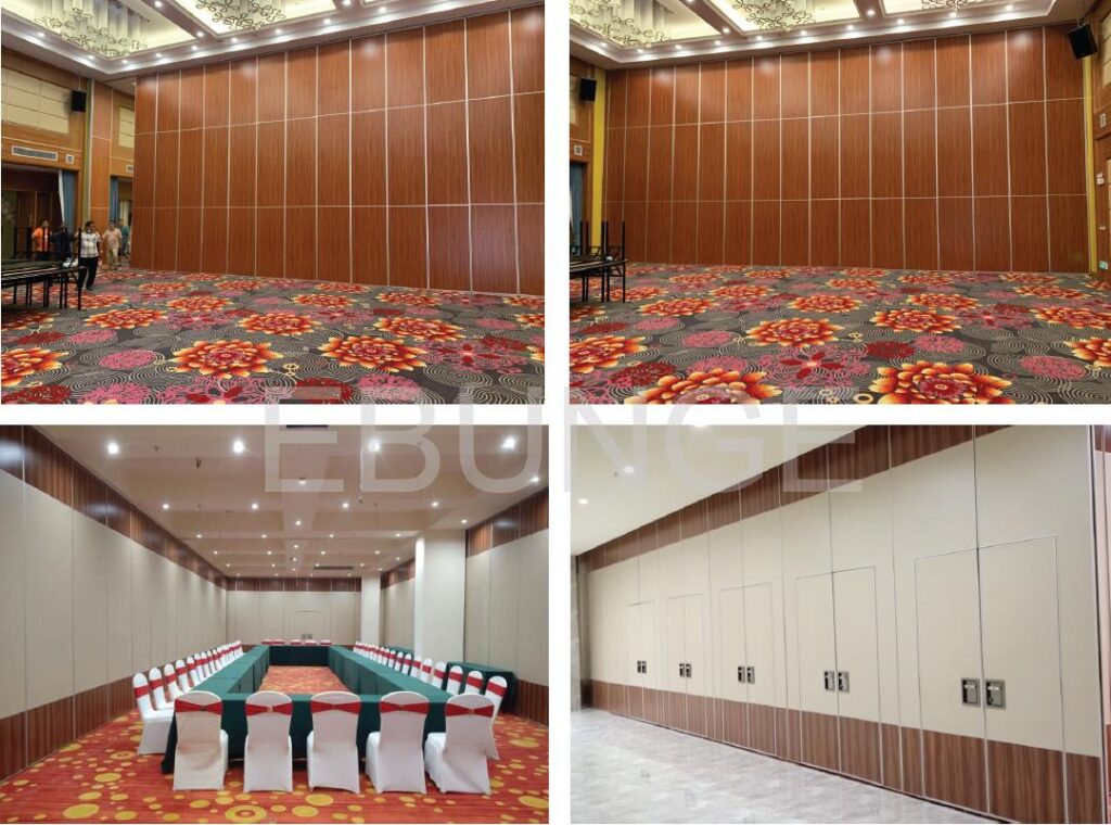 Movable Partitions in Meeting Hall