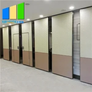 decorative interior soundproof material sliding folding wall 1