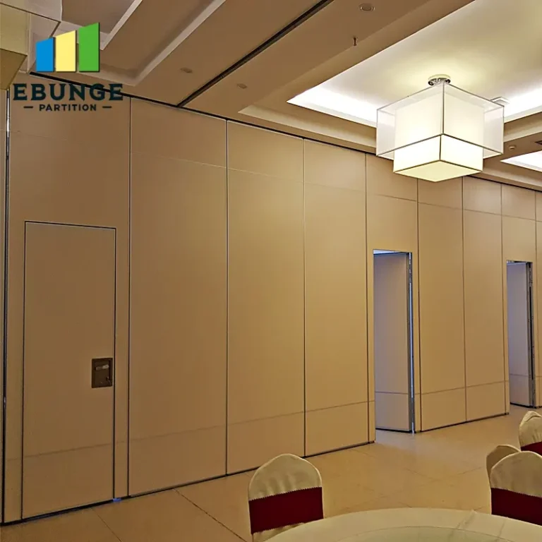 custom finishes of partition walls in event space