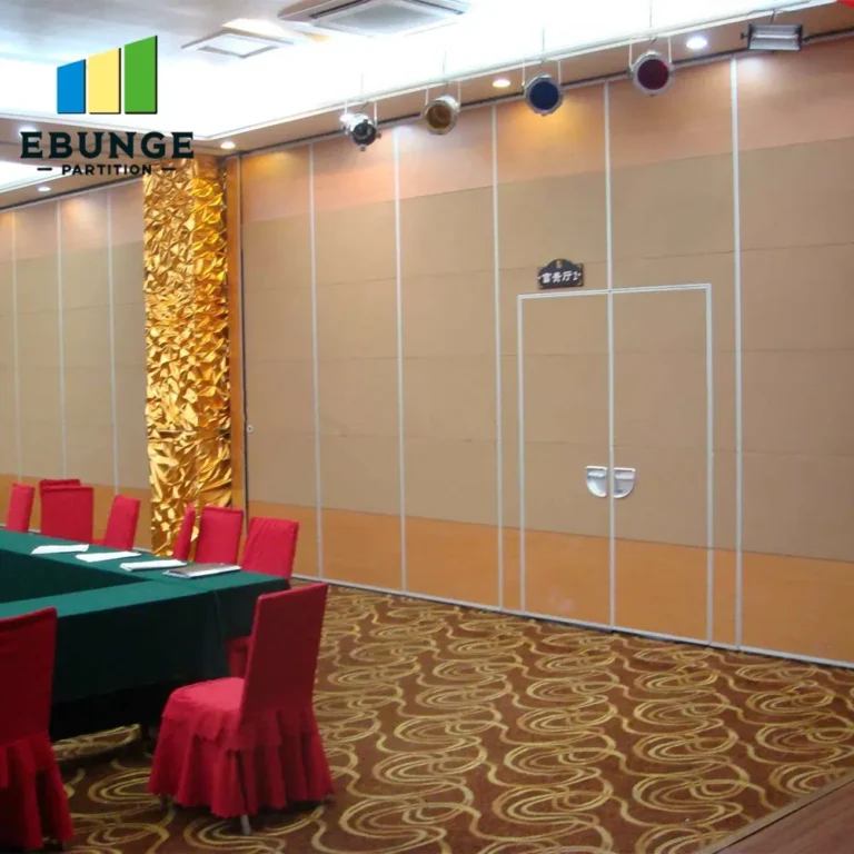 different finish options for aluminum sliding partitions