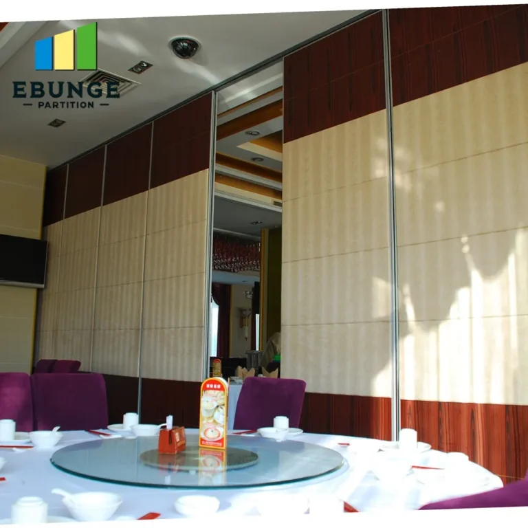 sliding partition supplier evaluation commercial project example