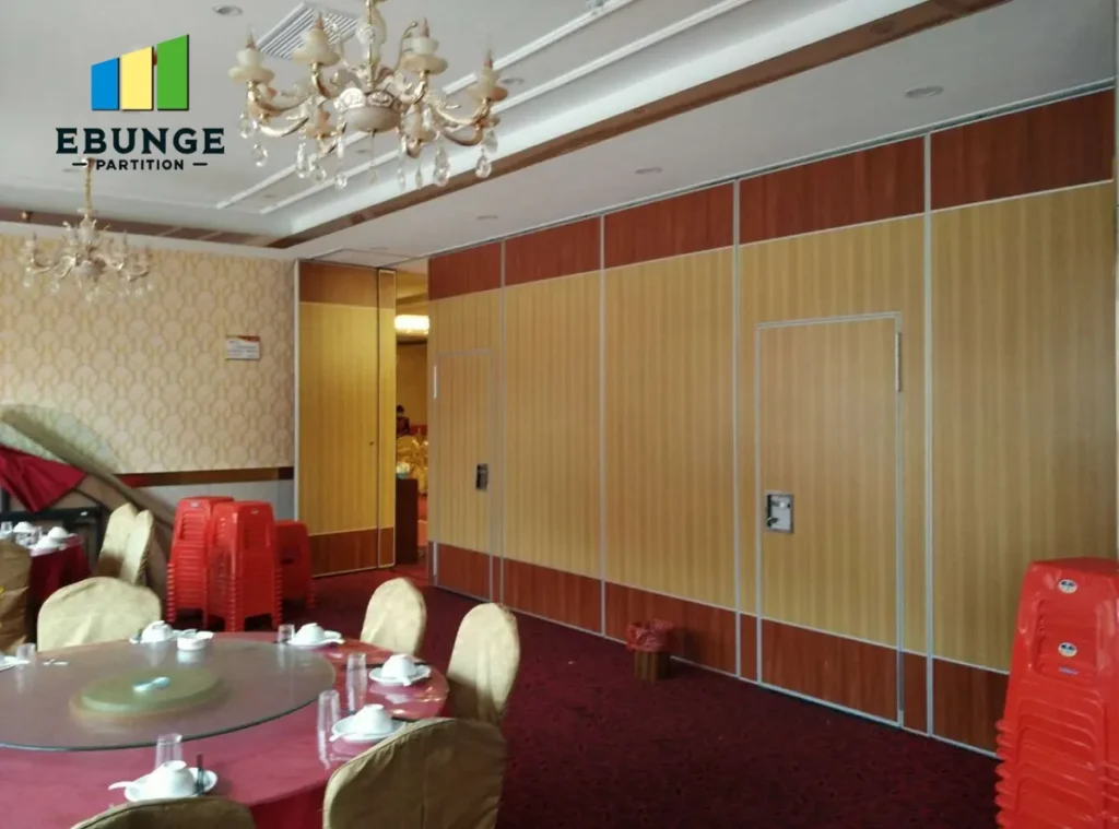 folding partition wall cad block for hotel ballroom