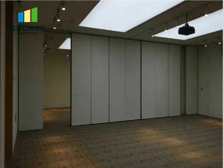 folding partition wall cost factors top hung track system