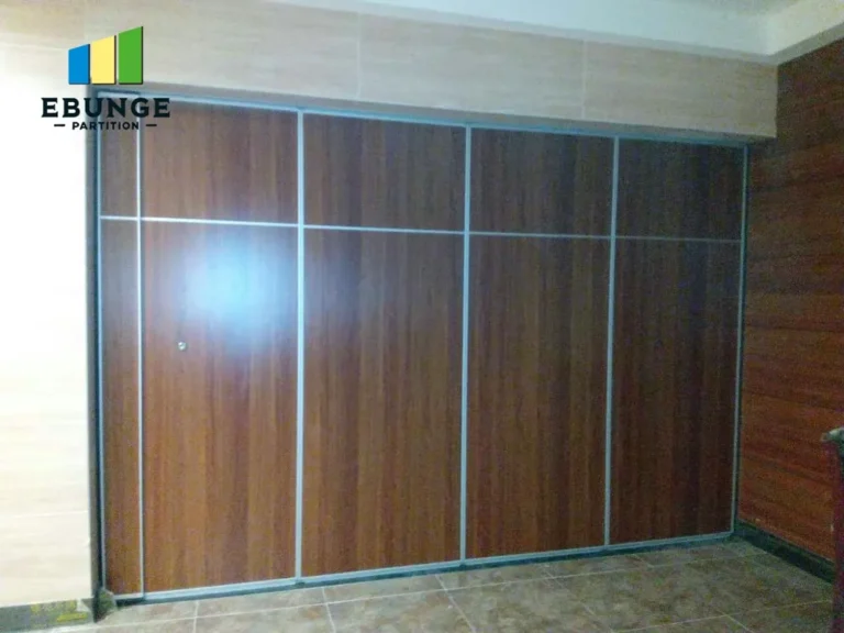 movable partition finishes top hung track system