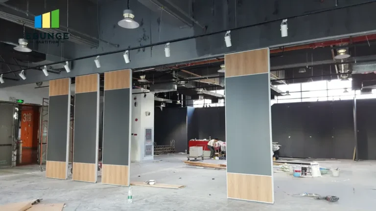 folding movable partition commercial project example