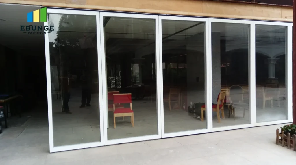 movable partition finishes for office meeting room