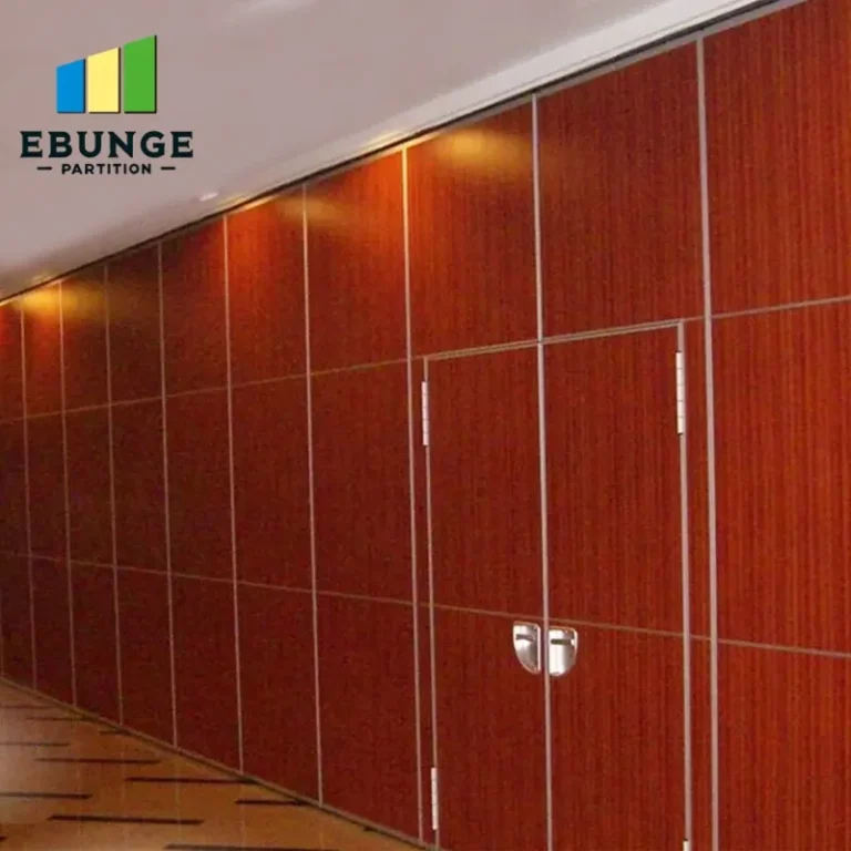 movable partition installation for conference room project