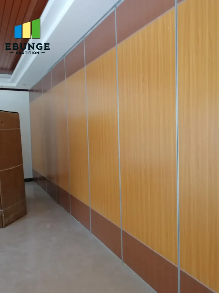 movable partition installation commercial project example