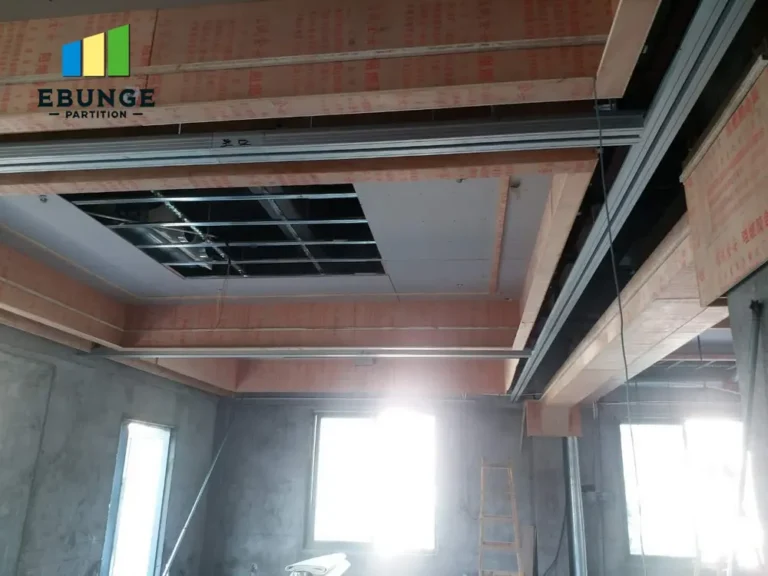 sliding partition manufacturer top hung track system