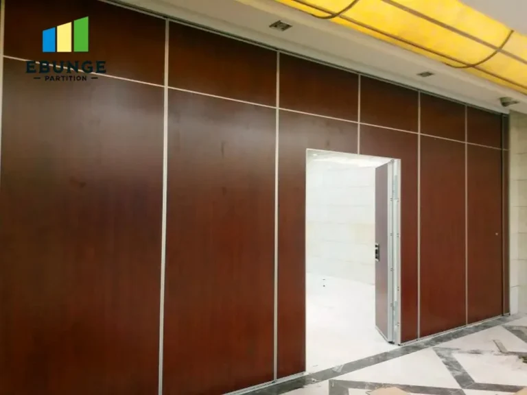 movable partition wall for office top hung track system