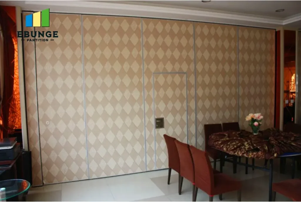 movable wall finishes for commercial interiors in a training center