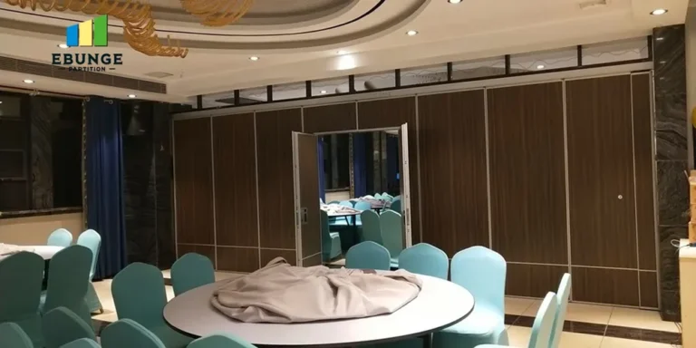 sliding partition wall supplier selection commercial project example