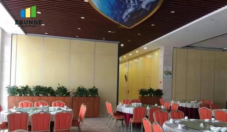 movable partition installation panel stacking layout