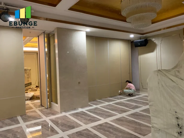 movable partition price panel stacking layout