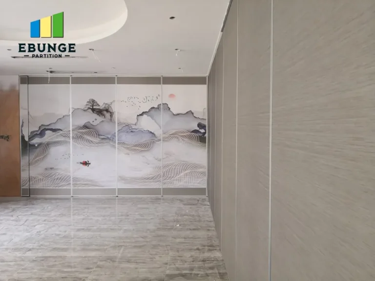 sliding partition wall design commercial project example