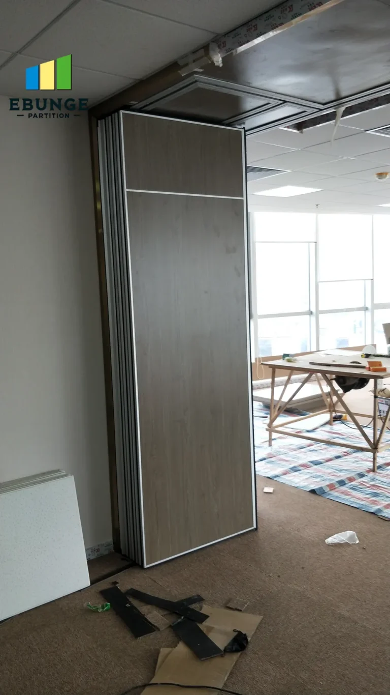 movable partition specification checklist panel stacking layout