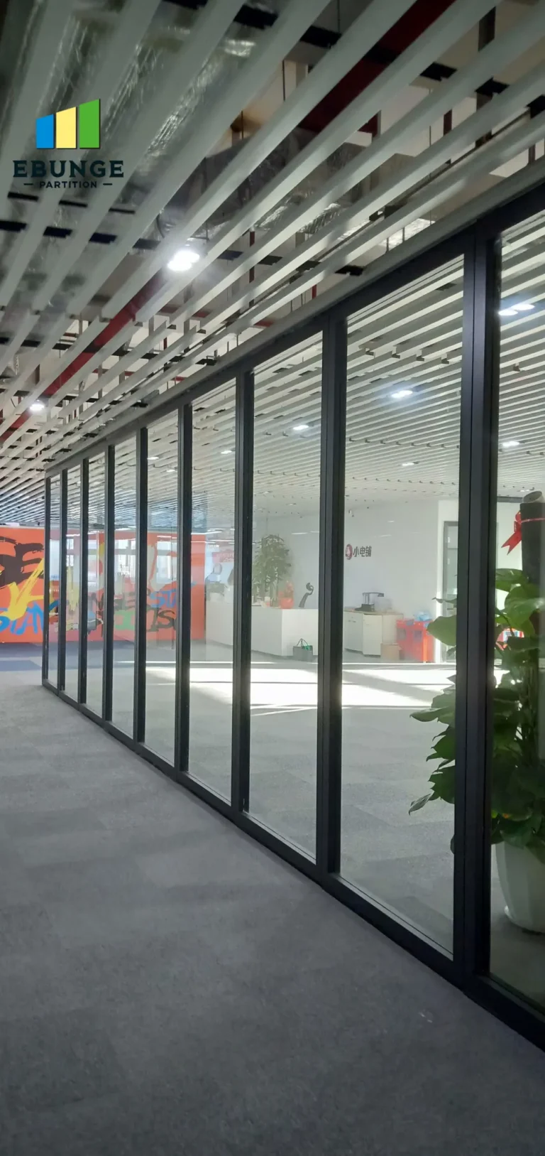 infographic showing cost components of movable partition wall