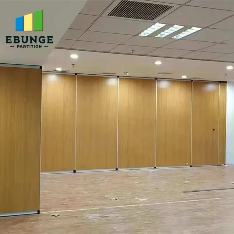 movable partition finishes panel stacking layout