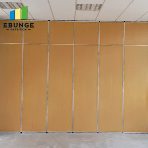 movable partition wall in an exhibition hall with cost breakdown