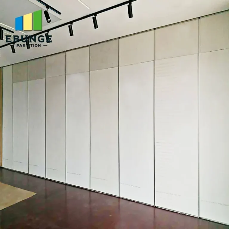 of hotel banquet hall with acoustic movable partition walls
