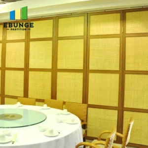 operable wall system acoustic performance in exhibition hall