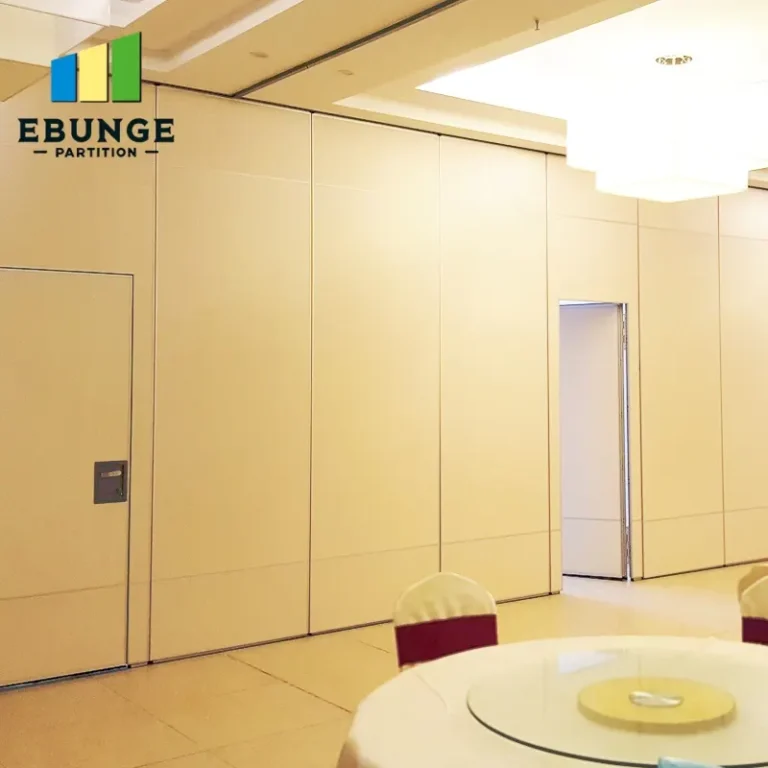 sliding partition wall track system in exhibition hall
