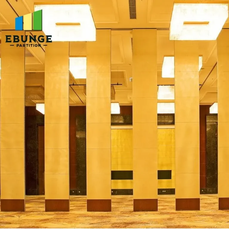 acoustic partition wall details for community center interior design