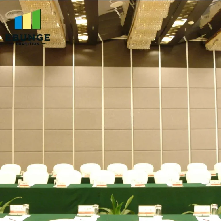 operable wall revit family in conference room layout