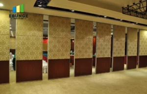hotel acoustic partition performance project in banquet hall