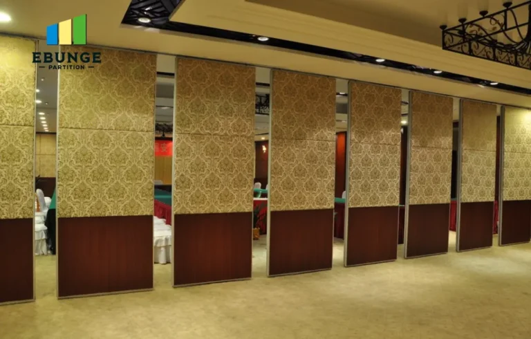 hotel acoustic partition performance project in banquet hall