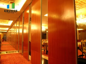 acoustic partition solutions for hotel ballroom