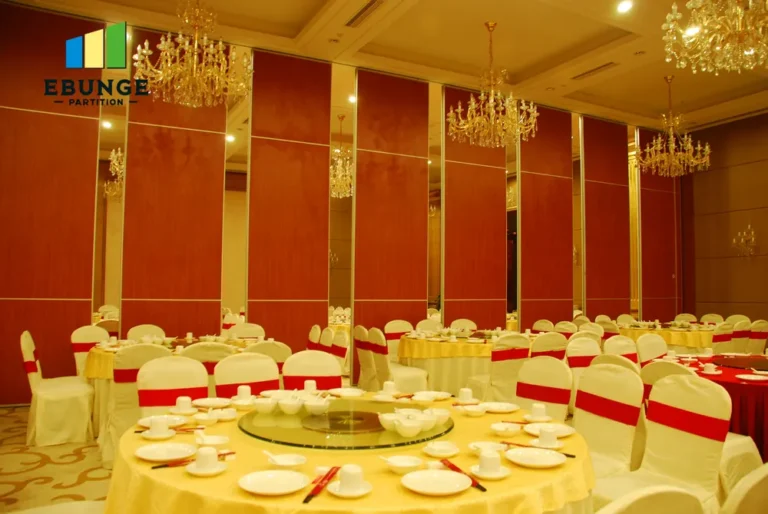 movable acoustic wall track system top hung track system