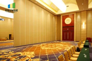 custom operable wall system for restaurant private room