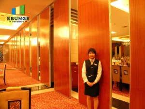 operable wall system maintenance planning in a hotel ballroom