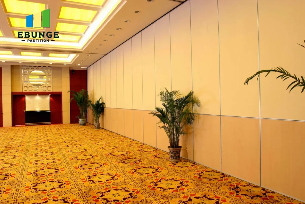 movable acoustic wall supplier selection for hotel ballroom