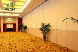 movable acoustic wall supplier selection for hotel ballroom