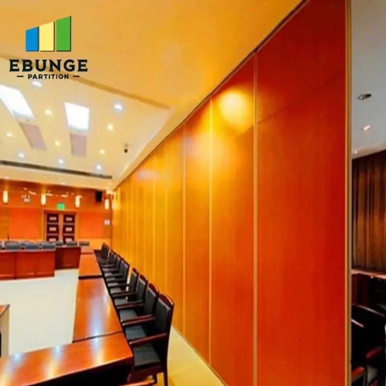 sliding partition track specification for hotel ballroom