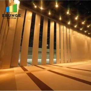folding partition wall planning for hotel ballroom