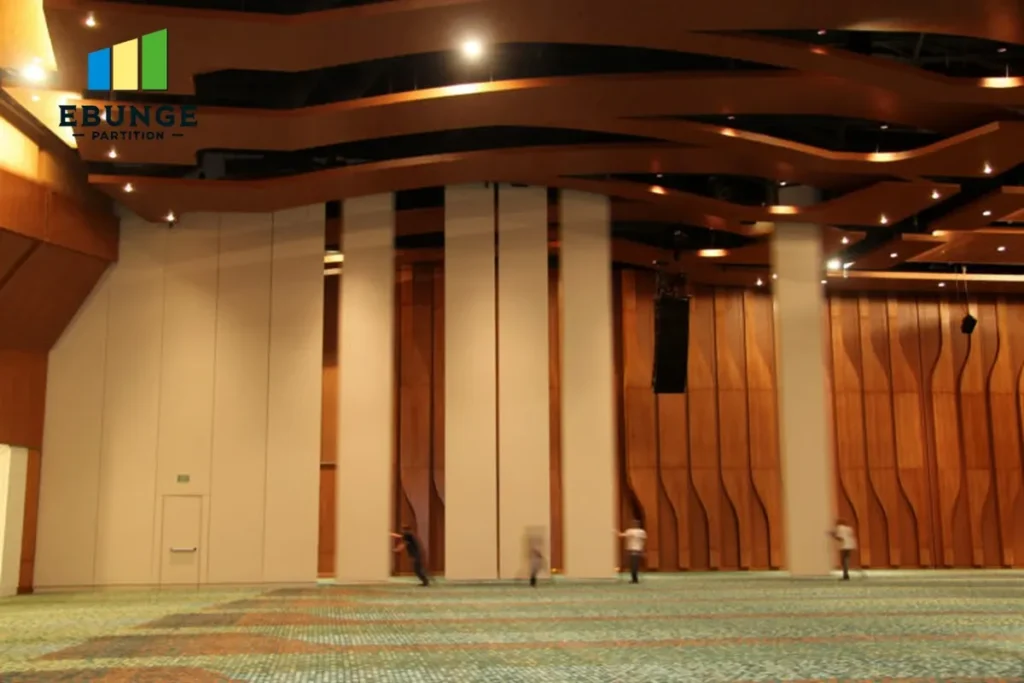movable partition manufacturer providing acoustic wall for school hall