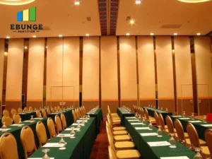folding partition wall design for hotel ballroom