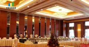 operable wall finish options for restaurant private rooms