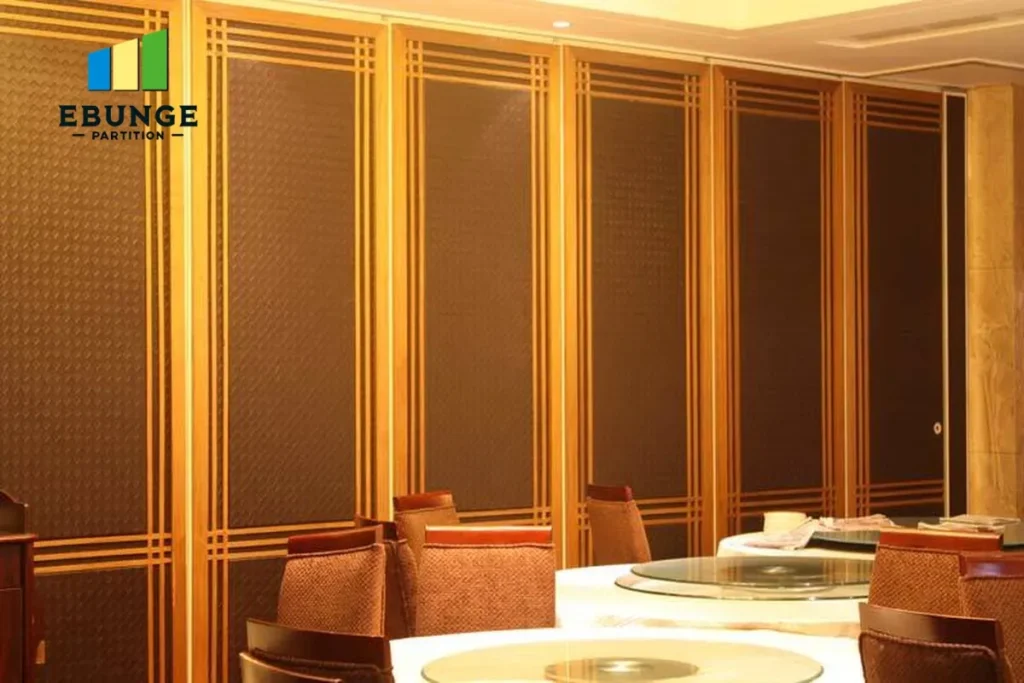 operable wall project specification for hotel banquet hall