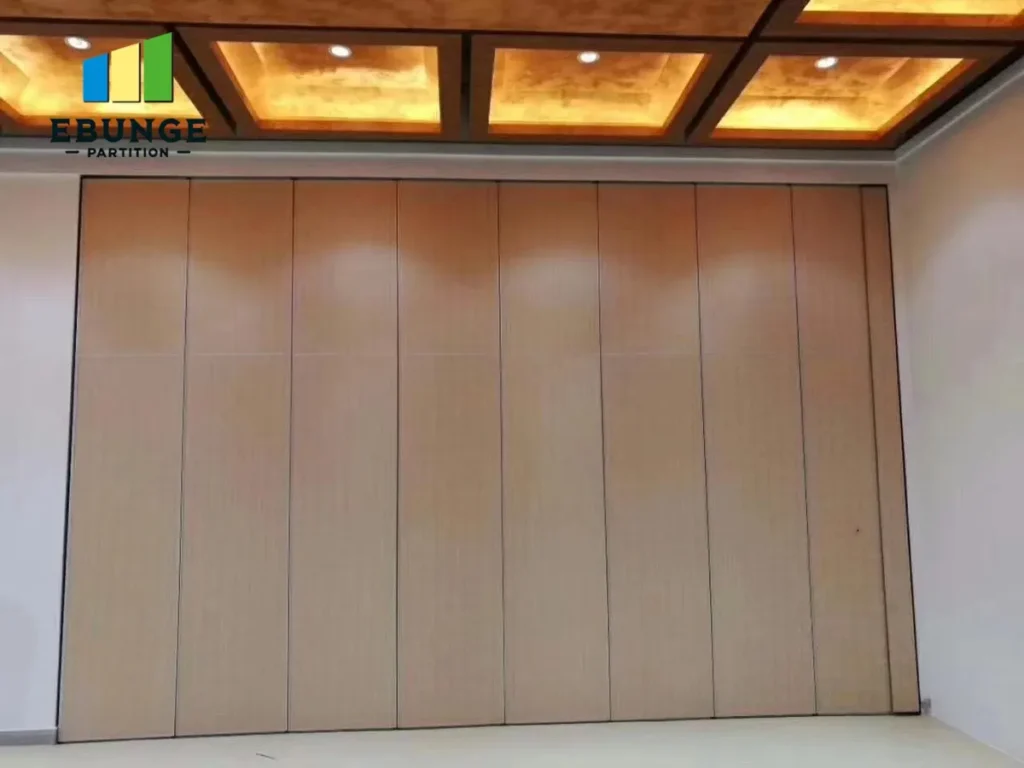 soundproof partitions in a modern office meeting room