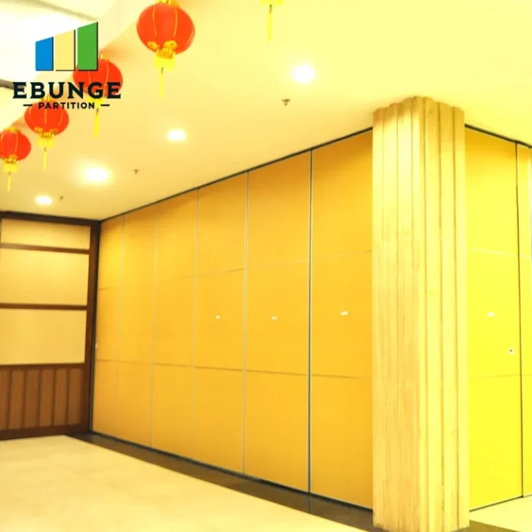 acoustic operable walls in a modern training center