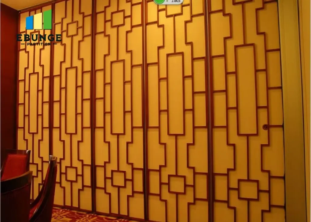 operable wall system maintenance planning for restaurant private rooms