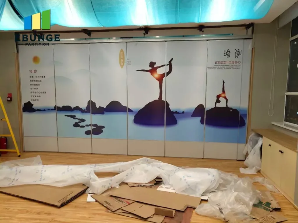 sliding partition wall installation requirements for hotel ballroom