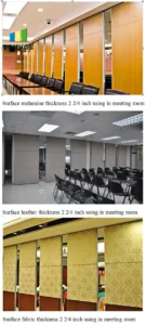 operable wall project specification checklist for conference room