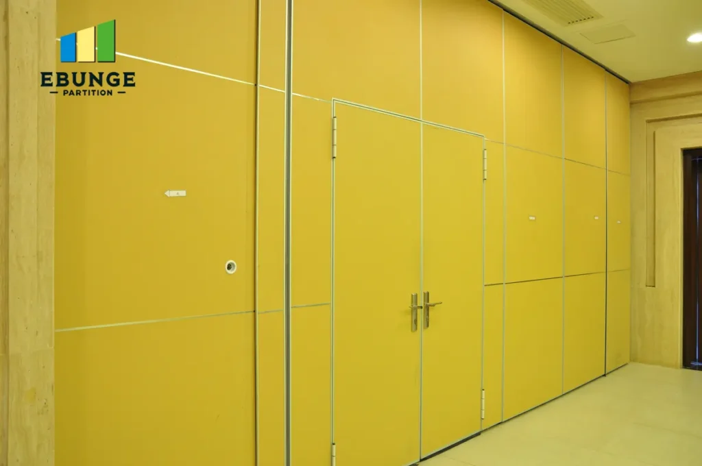 operable wall lifecycle maintenance inspection in restaurant private room