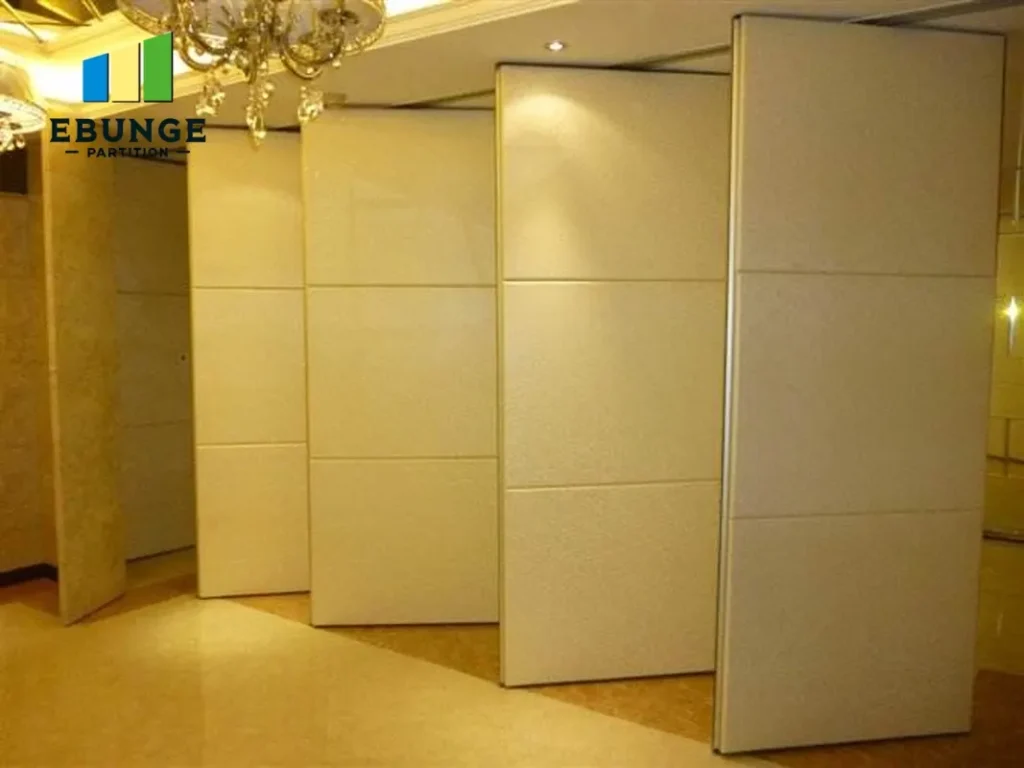 acoustic partition roll apr 1200 in hotel banquet hall