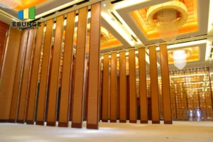 comparison of acoustic partition seal types for hotel banquet halls